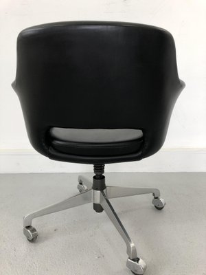 Leather Office Chair, 1960s-JWH-1365960