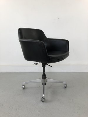 Leather Office Chair, 1960s-JWH-1365960