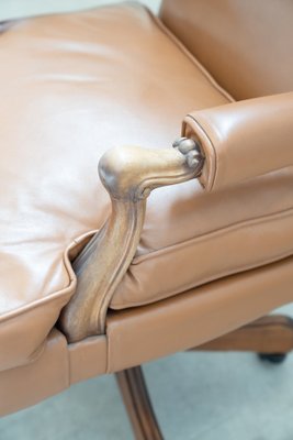 Leather Office Chair from Fior, 1980s-KNM-1015594