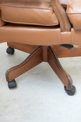 Leather Office Chair from Fior, 1980s-KNM-1015594