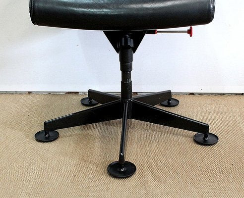 Leather Office Chairs attributed to Richard Sapper for Knoll Inc. / Knoll International, 1979, Set of 2-RVK-985029