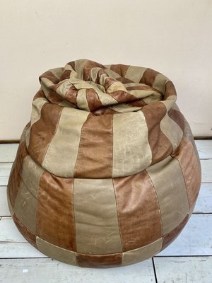 Leather Patchwork Bean Bag from de Sede, 1970s-WZZ-803979