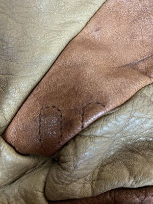 Leather Patchwork Bean Bag from de Sede, 1970s-WZZ-803979