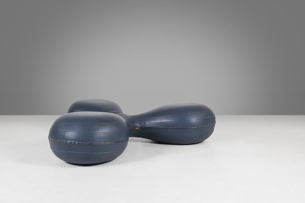 Leather Pouf by Lowie Vermeersch for Durlet, 1999-YSY-1798143