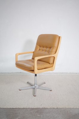 Leather Shooting Armchair by Eugen Schmidt for Solo Form, 1960s-BHX-1342006