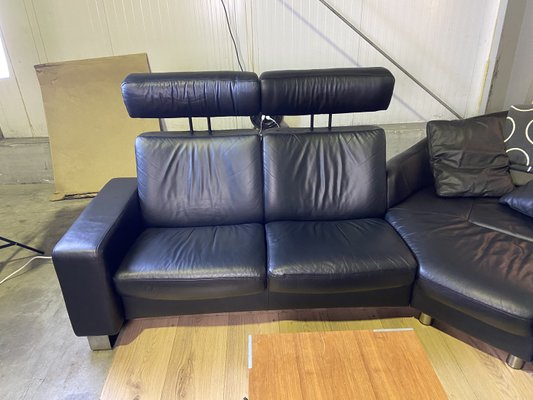 Leather Sofa Arion in Black from Stressless, 2000s-LGU-2011842