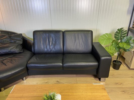 Leather Sofa Arion in Black from Stressless, 2000s-LGU-2011842