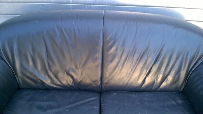 Leather Sofa by Lloyd Loom, 1970s-WQQ-1420559