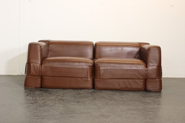 Leather Sofa by Mario Bellini for Cassina, 1960s-VGV-1394902