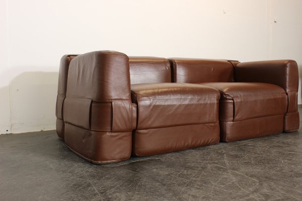 Leather Sofa by Mario Bellini for Cassina, 1960s-VGV-1394902