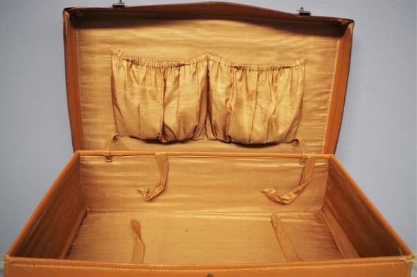 Leather Suitcase, Milan, Italy, 1950s-KNM-1031093