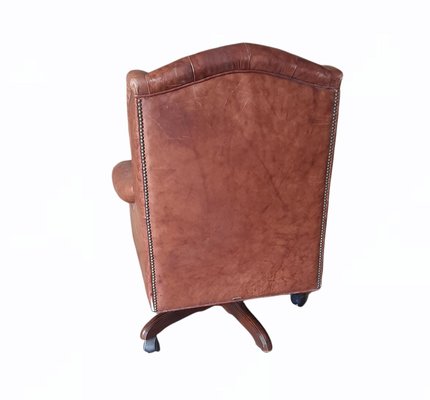 Leather Swivel Office Chair by Hurtado, Spain-TCS-1058111