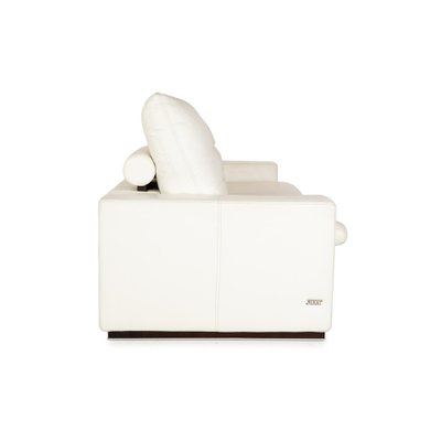 Leather Three-Seater Cream White Sofa from Nieri-RQW-2036322