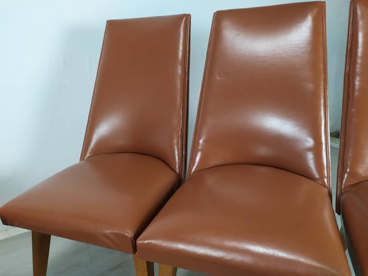 Leatherette Chairs, Set of 8-EAD-1029407