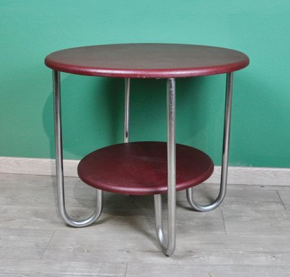 Leatherette Side Table, 1960s-ROJ-604212