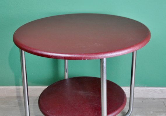 Leatherette Side Table, 1960s-ROJ-604212