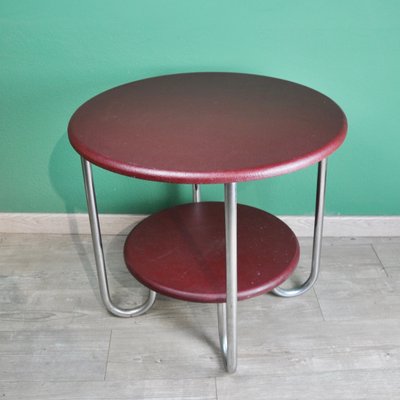 Leatherette Side Table, 1960s-ROJ-604212