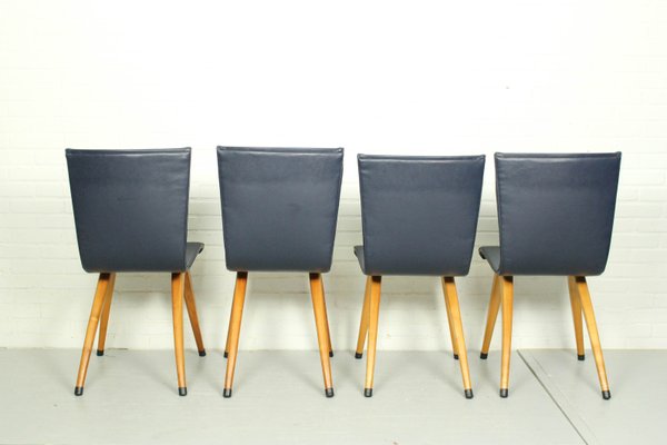 Leatherette Swing Model Dining Chair by Cor Van Os Culemborg, 1960s, Set of 6-ZA-1088002