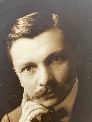 LeMercier, Man with Mustache, Early 20th Century, Photograph, Framed-QKG-1356622