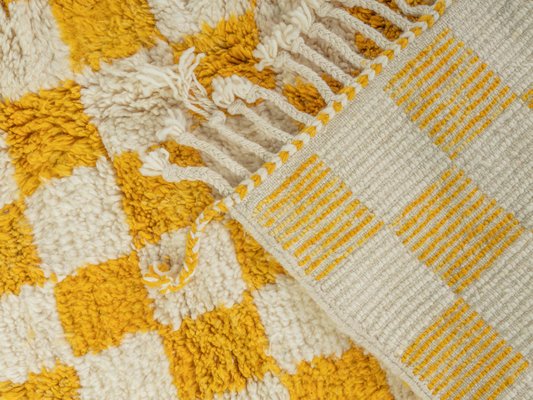 Lemon Check II Berber Rug, 2010s-GPP-1415157