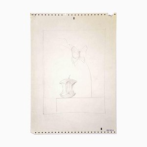 Leo Guida, Apple and Butterfly, Original Drawing, 1970s-ZCI-993293