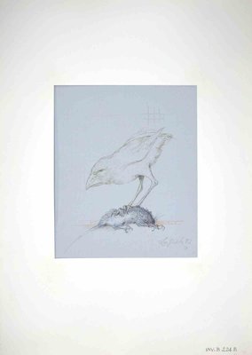 Leo Guida, Bird, Original Ink Drawing, 1972-ZCI-1379338