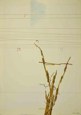 Leo Guida, Composition, Original Ink & Watercolor, 1972-ZCI-1379342