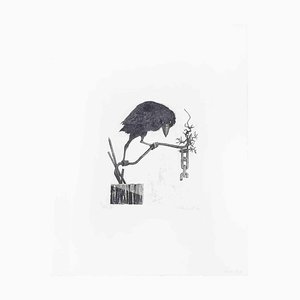 Leo Guida, Crow on the Branch, Etching, 1972-ZCI-2029140