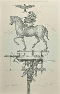 Leo Guida, Horse, Etching, 1976-ZCI-1781490