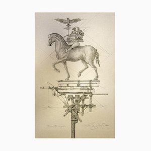 Leo Guida, Horse, Etching, 1976-ZCI-802568