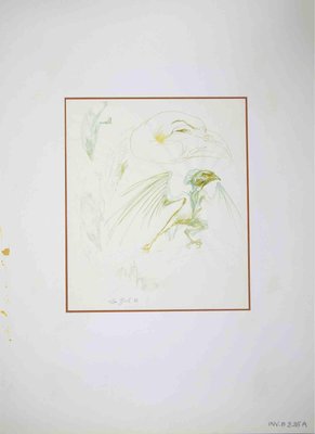 Leo Guida, Monster Bird, Drawing, 1970-ZCI-1011252