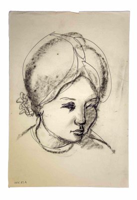 Leo Guida, Portrait, Original Drawing, 1970s-ZCI-994750