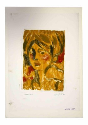 Leo Guida, Portrait, Original Mixed Media, 1961-ZCI-1379198