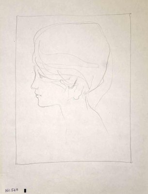 Leo Guida, The Portrait, Pencil on Paper, 1970s-ZCI-1338773