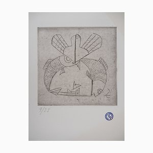 Léopold Survage, Fishes, 20th-Century, Original Etching-KHH-1280877