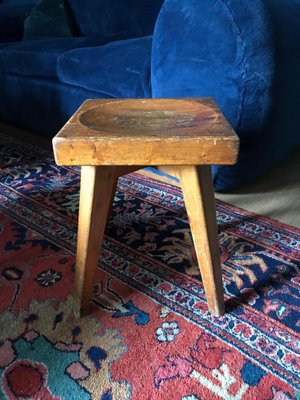 Les Arcs Stool by Charlotte Perriand & Christian Durupt, 1960s-EK-693046