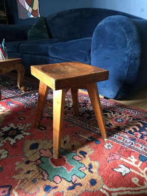 Les Arcs Stool by Charlotte Perriand & Christian Durupt, 1960s-EK-693046