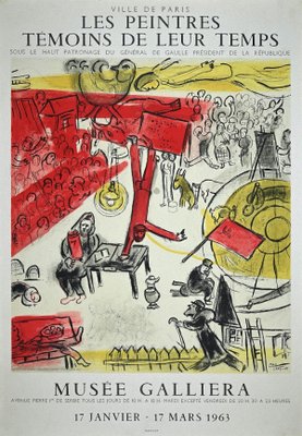 Les Peintres Témoins de Leur Temps, Poster After Lithograph by Marc Chagall, 1963-ZCI-942587