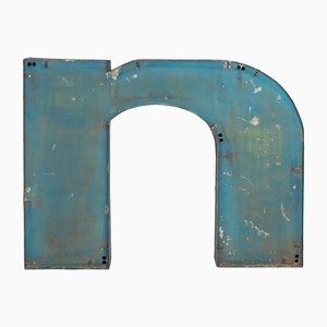 Letter N Sign in Metal-ENV-1346255