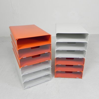 Letter Trays by Giugiaro for Lavatelli, 1970s, Set of 12-TL-1793744