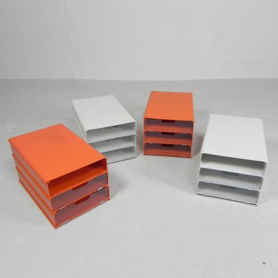 Letter Trays by Giugiaro for Lavatelli, 1970s, Set of 12-TL-1793744