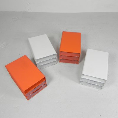 Letter Trays by Giugiaro for Lavatelli, 1970s, Set of 12-TL-1793744