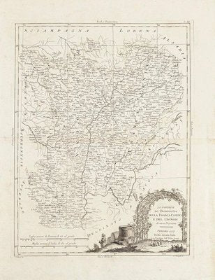 Li Governi di Borgogna - Original Ancient Map - 1777 1777-ZCI-760841