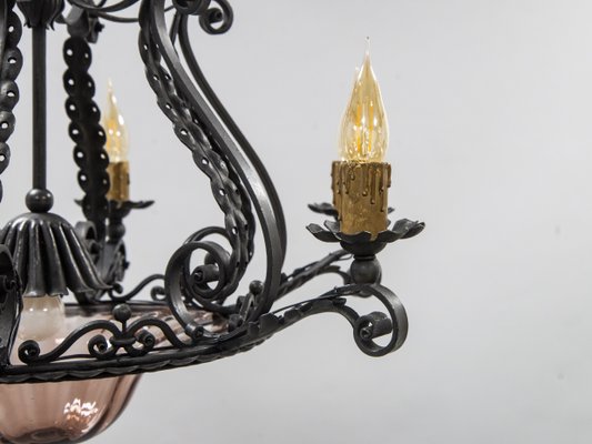 Liberty Chandelier by Alessandro Mazzucotelli, 1890s-XSC-1377055