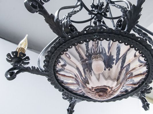 Liberty Chandelier by Alessandro Mazzucotelli, 1890s-XSC-1377055