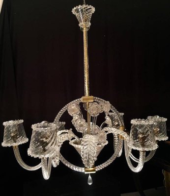 Liberty Chandelier by Ercole Barovier, 1940s-WJT-1234804