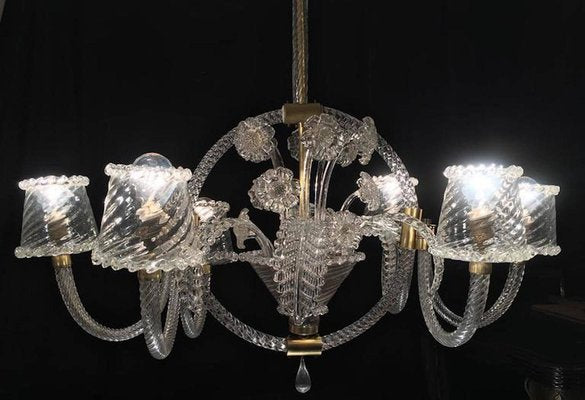 Liberty Chandelier by Ercole Barovier, 1940s-WJT-1234804