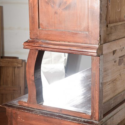 Liberty Double Body Display Cabinet in Fir, 1920s-RAQ-2016958