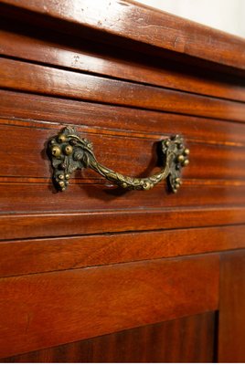 Liberty Sideboard in Oak Veneered Walnut with Mirror, 1930s-EBW-2018354