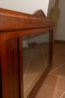 Liberty Sideboard in Oak Veneered Walnut with Mirror, 1930s-EBW-2018354